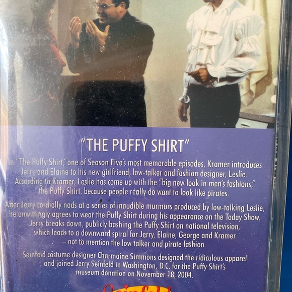 Seinfeld Puffy Shirt Museum Enshrined in plastic display case Collectible - Picture 8 of 11